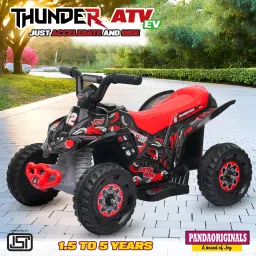 Thunder Atv Ev Music & Lights, Forward and Backward Gear, Built in MP3 player Car Battery Operated Ride On-8