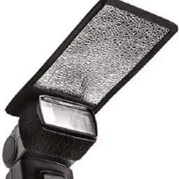 ZuriKrisha Mini Silver White Flash Diffuser Reflector for Camera Flash Light Diffuser Photography Diffuser-46
