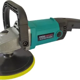inditrust 1500W 7Inch Electric Car Polisher Machine With Backup Pad And Wool Buffing Pad WITH 6 MONTHS WARRANTY Double Insulated With 6 Speed Adjustment Option Portable Vehicle Polisher image 2