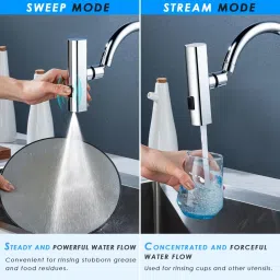 jexix Faucet Extender 360° Swivel Spout with Faucet Adapter for Sink Faucet Mount image 5