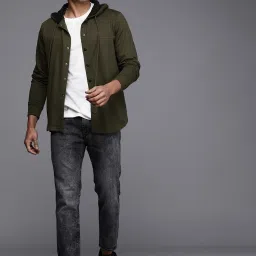 Men Full Sleeve Solid Hooded Sweatshirt-image-63