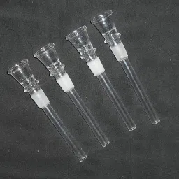 Glass shooter Pipe 5 inch pack of 4 Borosilicate Glass Inside Fitting Hookah Mouth Tip-image-67
