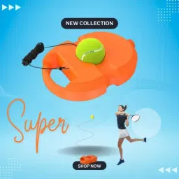 Self Tennis Practice Ball with String, Tennis Trainer Rebound Ball Set Table Tennis Kit-12