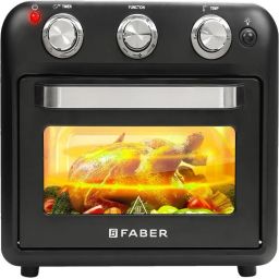 FAF 20L 1500W, Fry, Roast, Grill, Bake, Broil, Defrost, Stay On Function, Power Indicator, Adjustable Temperature, Inner Chamber Light, Grill Rack, Air Fryer Tray, Baking Tray, Huge Capacity Air Oven Air Fryer-image-85