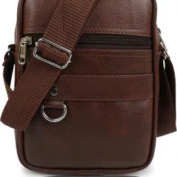 Brown Men & Women Sling Bag BB_Ali_Small--Brown-SB-image-86
