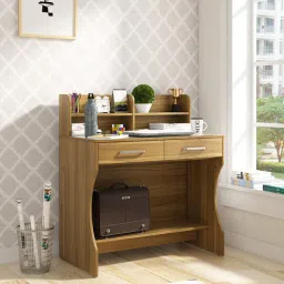 spacewood Kosmo Writing Table in Natural Teak Finish-picture-34