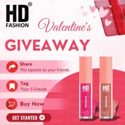 Valentine Secrets: 2 Long Lasting Kiss-Proof Matte Nude Lipstick Combo Set HD51-image-88