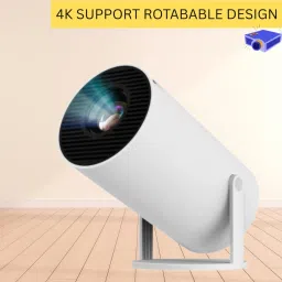 Clairbell Mini HD Projector for Home 4KSupport With Built-in App Netflix/Prime/YouTubeV142 (4500 lm / 1 Speaker / Wireless / Remote Controller) Portable Projector-picture-7
