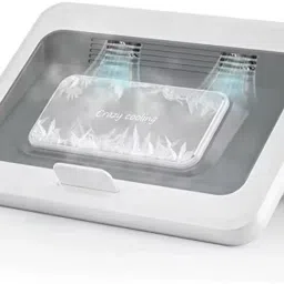 Cubonic H6 Laptop Cooler Semiconductor E-Radiator|2 Turbo Fan|6 Angle Adjustment|3 Speed 2 Fan Cooling Pad-4