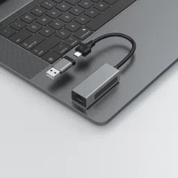 ULTRABYTES SuperSpeed USB C+USB A to RJ45 USB 3.1 to RJ45 Network Converter for PC, Laptop Wired USB Lan Adapter compatible with Linux, Mac, Windows image 5