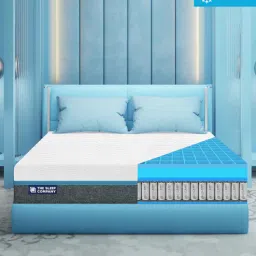 the sleep company Ortho Hybrid SmartGrid 10 inch HR Foam King Size Mattress with Grid Layer-picture-48