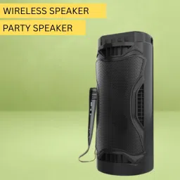 GUGGU Bubble (PORTABLE BLUETOOTH PARTY SPEAKER)With Karaoke Mic High Quality SoundR84 30 W Bluetooth Party Speaker-image-77