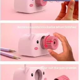 akr Camera Style Piggy Lamp With Sharpener Mobile stand Multicolour Night lamp Table Lamp image 4