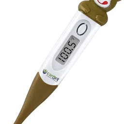 Carent DMT437 Bear Waterproof Flexible Tip Digital Thermometer with Fever Alarm for Kids Thermometer-9