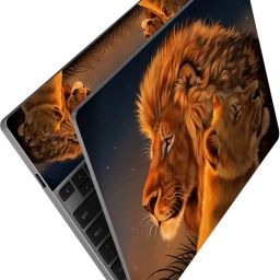 Anweshas Full Panel Laptop Skin Sticker Vinyl Bubble Free, Waterproof - Calm Love Self Adhesive Vinyl Reusable Laptop Skin Compatible for 15.6 inch-image-91