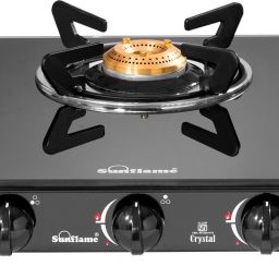 LPG Stove Crystal 3 Burner Black Glass Manual Gas Stove-image-72
