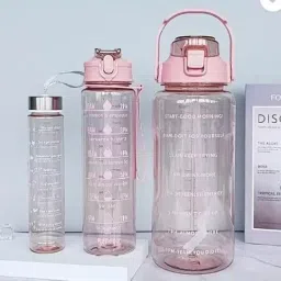 set of 3 motivational bottle Comes with Time Marker 2000 ml Water Bottle-picture-9