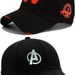 Solid, Self Design, Embroidered Sports/Regular Cap-image-46