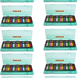 Abacus math learning kit for kids 17 Rod Multicolor Box(Pack of 10)-15