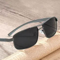 Polarized Rectangular Sunglasses (60)-2