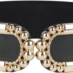 Women Casual, Evening, Formal, Party Black Fabric Belt-image-98