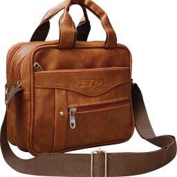 Tan Men & Women Sling Bag Stylish Sling ,Cross body sling,Travel,office bag,side bag for men and women-image-29