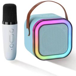 Portable Karaoke Speaker with Bluetooth and Wireless Mic For Kids-image-69