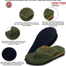 DOCTOR EXTRA SOFT Ortho Care Diabetic Orthopaedic Comfort Dr Slippers and Flipflops For Women's and Girl's Women Flip Flops-image-1