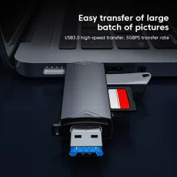 Foxne Point OTG Type C SD TF Card Reader 6 in 1 USB 3.0 Micro USB Flash Drive, Card Reader Card Reader image 2