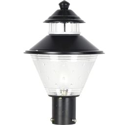 Classic Black/Clear Waterproof GATE Light for Home,Garden,Boundary Wall,Pillar,Lawn,Terrace,Corridor (B22 Holder) Pack of 1 Gate Light Outdoor Lamp-image-69