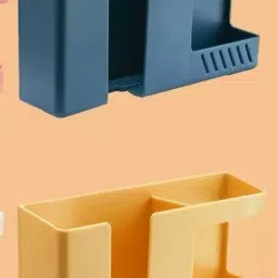 Mobile Holder Accessory Combo for Wall Mount Phone Holder Mobile Phone Charger Stand-image-78