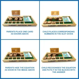 clapjoy Maths game Calculation add, multiply, subtract, divide Learning Toy for kids image 3