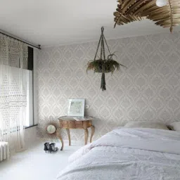 marshalls wallcoverings Maison Grey PVC High Wash Resistant Wallpaper Roll-picture-38