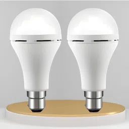 Emergency 15W Inverter LED Bulb with 1200mAh Rechargeable Battery Pack of 2 U229 4 hrs Bulb Emergency Light-image-80