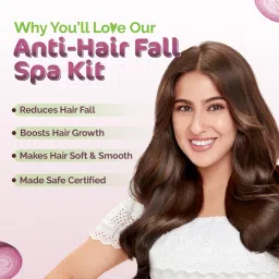 mamaearth "Anti Fall Spa Range with Onion Hair Oil + Shampoo + Conditioner for Control" image 3