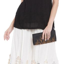 Women Regular Fit Cream Viscose Rayon Trousers-image-6