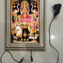 LAXMI GANESH JI FRAME 15.5 inch LED PHOTO FRAME-33