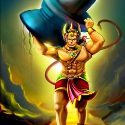 Lord Hanuman Shivling Reprint Clip Board Exam Pad (14x9.5 Inches)-image-31