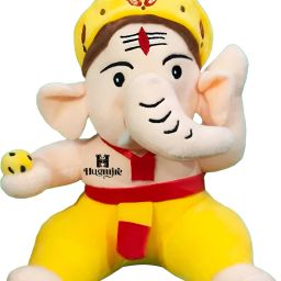 Stuff Bal Ganesh Ji Soft Toy for Boys & Girls Party, Decoration, Birthday Gift - 35 cm-image-1