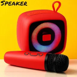 Nilesawar X191 Wireless Karaoke Mic with Bluetooth Speaker – Portable Singing System 5 W Bluetooth Speaker-picture-30