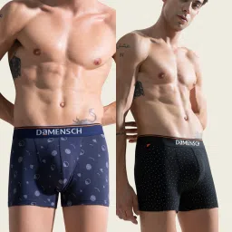Pack of 2 Deo-Cotton Deodorizing Anti-Bacterial Printed Men Trunk-18