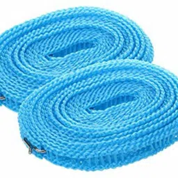 5 Meters Clothes Washing Line Drying Rope Nylon Retractable Clothesline Nylon Retractable Clothesline (5 m) (Pack Of 2) Nylon Cloth Clips-picture-18