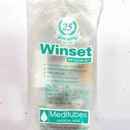 Winset Infusion Set IV set ( Pack of 5 ) Medical Needle-12
