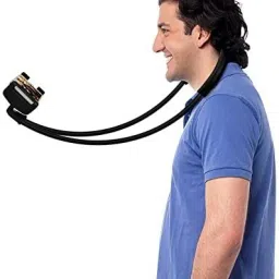 Viraan Lazy Bracket Universal 360 Degree Rotation Flexible Phone Selfie Holder Neck Bed Mount Anti-skid Mobile Holder-18