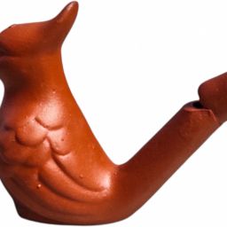 Ceramic Clay Bird Water Whistle Musical Toy for Kids, Fill The Water and Blow The Bird for Different Sounds/Clay Bird Water Whistle Terracotta Bird. Decorative Showpiece - 5 cm-image-32