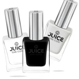 Nail Paint Combo 7 Rich Black, Cotton White-image-5