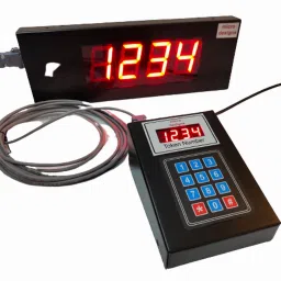 microdesigns 4-digit Token Display System with display unit; Ding Dong sound; 5 m cable Indoor PA System image 3