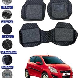 Leather 7D Mat ForMaruti Suzuki Ritz-image-24