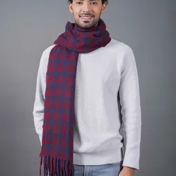 Tossido Unisex Checked Acrylic Mufflers-image-80