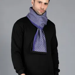 Alvaro Castagnino Men Printed Reversible Muffler-image-43